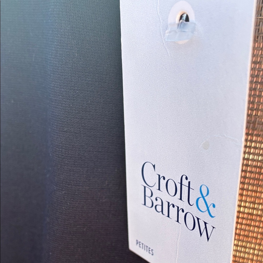 Croft & Barrow navy blue Petites Apparel